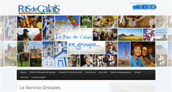 Desktop Screenshot of groupes-pasdecalais.com